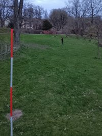 Fluchtstangen im Einsatz Fluchtstangen im Einsatz